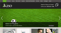 Desktop Screenshot of kesoturfsupplies.com